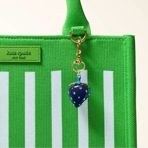 Kate Spade x Target Blue Strawberry bag charm